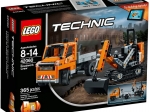LEGO: Technic - Ekipa robót drogowych, 42060, LEGO, KLOCKI, UKŁADNAKA